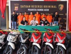 Polresta Banda Aceh Berhasil Menumpas Komplotan Curanmor