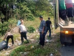 Sampah di Seunapet Dibersihkan Menjelang PON Aceh-Sumut