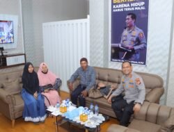 Kapolres Lhokseumawe Dapat Kunjungan Istimewa dari Seorang Pemuda Disabilitas