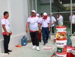 Pj Gubernur Jalan Kaki Tinjau Venue Tenis Neusu