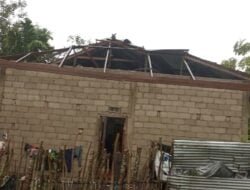 Atap Rumah Warga Teunom di Pulo Aceh Diterjang Angin