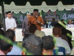 Guyuran Hujan Tidak Menghalangi Pelantikan Tim Pemenangan MBS