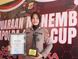 Brigadir Dewi Muftian Raih Juara Tiga Kejuaraan Menembak