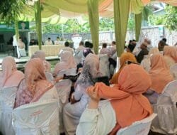 Ramaikan Kediaman Mantan Bupati Aceh Besar, Ratusan Warga Dukung Musannif-Sanusi