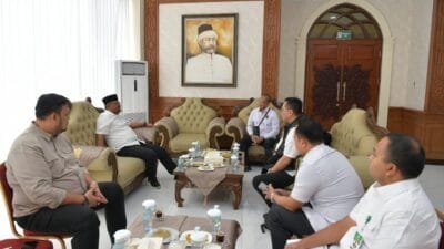 Pj Gubernur Terima Tim Desk Koordinasi Pilkada Serentak Kemenkopolhukam