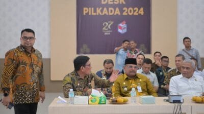 Pj Gubernur Aceh Pantau Hasil Perhitungan Suara Sementara Pilkada