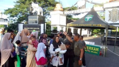 Jumat Berkah! Kodam Iskandar Muda Salurkan 250 Paket Makanan Gratis