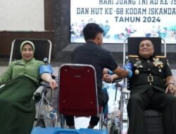 Kodam IM Gelar Bhakti Kesehatan Donor Darah