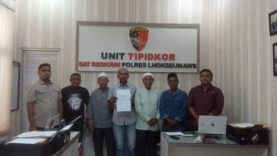 Warga Gampong Punti Laporkan Dugaan Penyalahgunaan Dana Desa