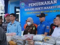 BNNP Aceh Musnahkan Ratusan Kilogram Narkotika, Selamatkan Ratusan Ribu Jiwa