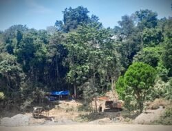 Aktivitas Tambang Emas Ilegal Terekam Kamera di Kecamatan Linge Aceh Tengah