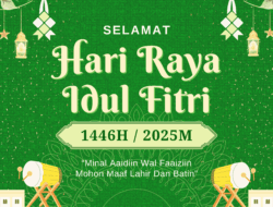 Ucapan Selamat Idul Fitri 1446 H / 2025 M