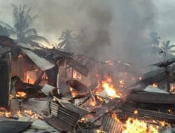 Kebakaran di Langsa Hanguskan Belasan Rumah