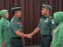 Kasdam IM Pimpin Laporan Kenaikan Pangkat 33 Perwira Menengah