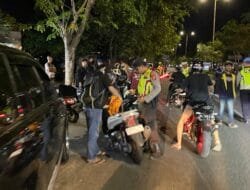 Kapolresta Banda Aceh Pimpin Razia, Amankan Puluhan Sepeda Motor