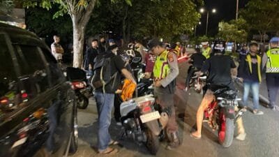 Kapolresta Banda Aceh Pimpin Razia, Amankan Puluhan Sepeda Motor