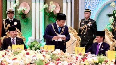 Presiden Prabowo dan Sultan Hassanal Bolkiah Pererat Hubungan Indonesia-Brunei