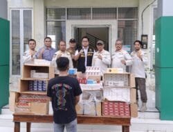 Razia Gabungan, Bea Cukai Aceh dan Satpol PP WH Sita 90 Ribu Batang Rokok Ilegal di Pidie Jaya dan Bireuen
