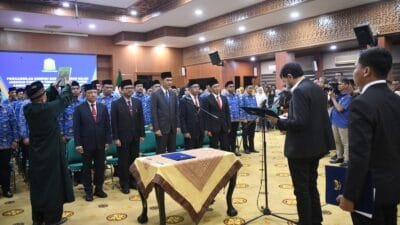 Lantik 74 Pejabat, Mualem: Mutasi dan Promosi Hari Ini Bukanlah yang Terakhir