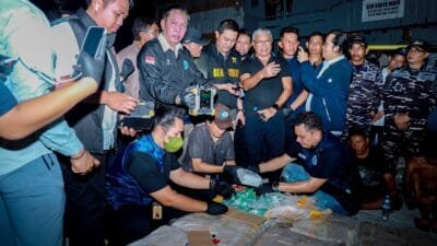 Kepala BNN RI Lihat Langsung Kapal Pengangkut Narkotika