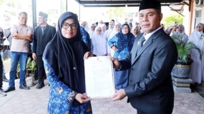 Syeh Muharram Lantik dr Bunaiya sebagai Direktur RSUD Aceh Besar, Nelly Ulfiati Plt Kadis Kesehatan