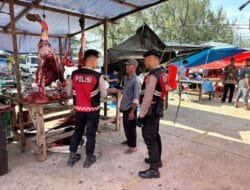 Ditsamapta Polda Aceh Gelar Patroli Pastikan Suasana Pasar Kondusif