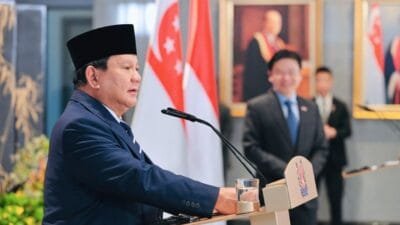 Presiden Prabowo dan PM Singapura Singgung Perdamaian Gaza