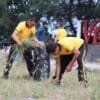 Polda Aceh Bersihkan Sampah di Pantai Ulee Lheue