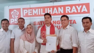 Kaesang Kembali Daftar Calon Ketua Umum PSI, Siap Menangkan Pemilihan Raya