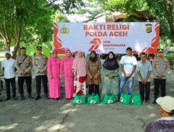 Polda Aceh Gelar Bakti Religi di Kuburan Massal Ulee Lheue