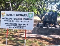 TNI Tak Masalah Tanah Blang Padang Dikelola Pemerintah Aceh, tapi Ada Syaratnya