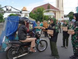 Mencari Berkah Jumat, Kodam IM Rutin Berbagi Makanan ke Warga