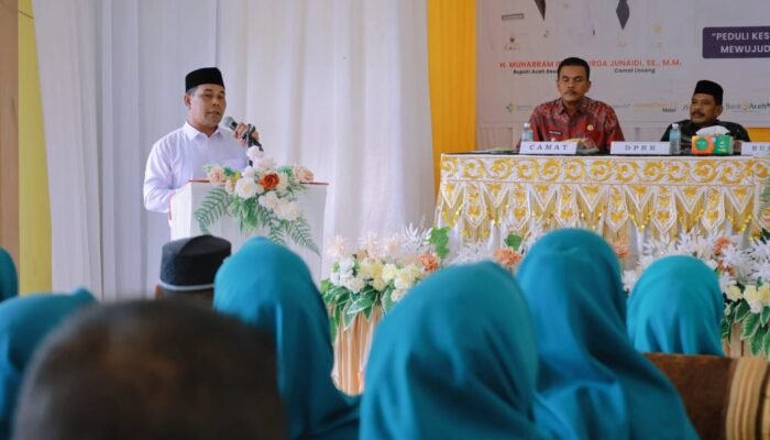 Syeh Muharram Buka Jambore Kemanusiaan Peduli Kesehatan di Lhoong