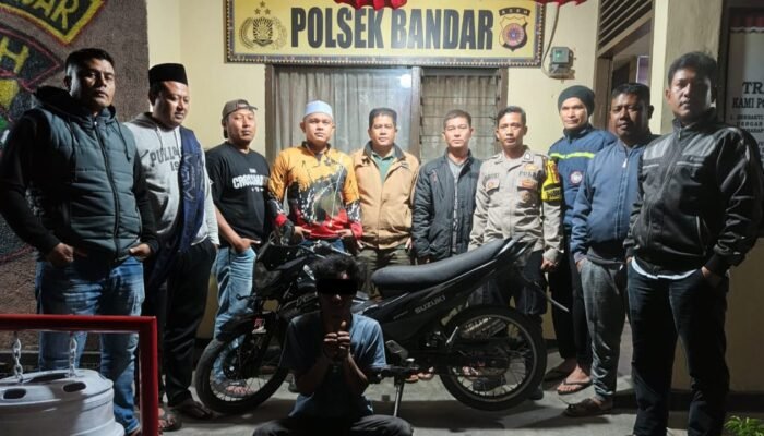 Terduga Pencuri Sepeda Motor di Bener Meriah Diringkus Kurang dari Tiga Jam