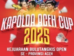 Polda Aceh Gelar Kejuaraan Badminton, Total Hadiah Rp60 Juta