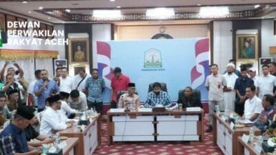 Pimpinan DPRA Bersama Gubernur Aceh dan Forbes DPR/DPD RI Bahas Sengketa Empat Pulau dan Revisi UUPA