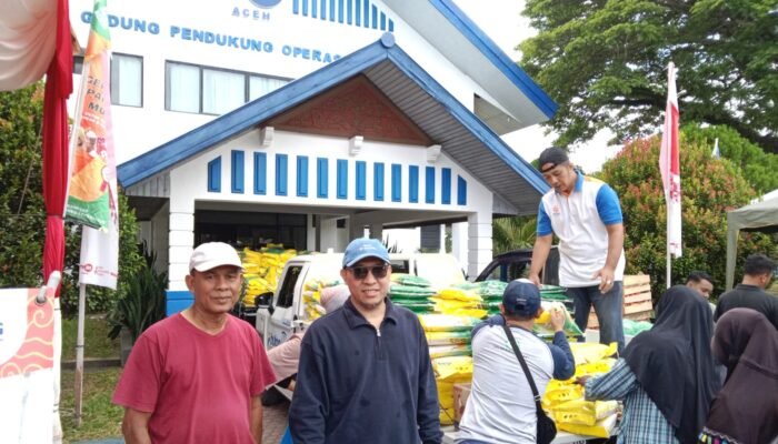 LPP TVRI Aceh Buka Bazar dan Pangan Murah Menyambut HUT TVRI Ke – 63