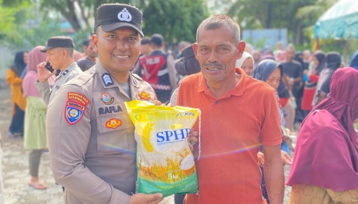 Ditbinmas Polda Aceh Salurkan 1,5 Ton Beras Murah untuk Masyarakat
