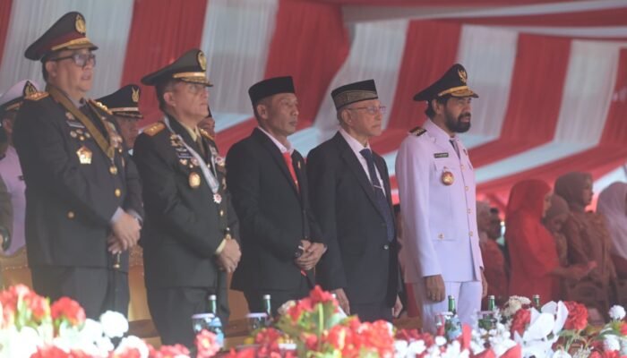 Gubernur Aceh Pimpin Upacara HUT ke-80 RI di Blang Padang