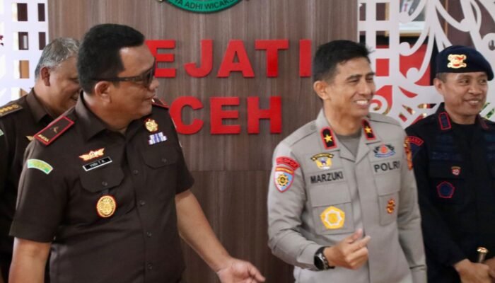 Tingkatkan Sinergitas, Kapolda Aceh Temui Kepala Kejaksaan Tinggi