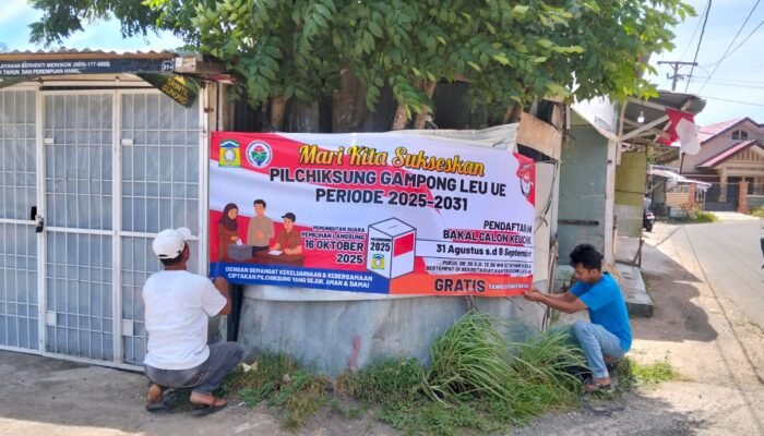 Warga Leu-Ue Bersiap Pilih Pemimpin Baru