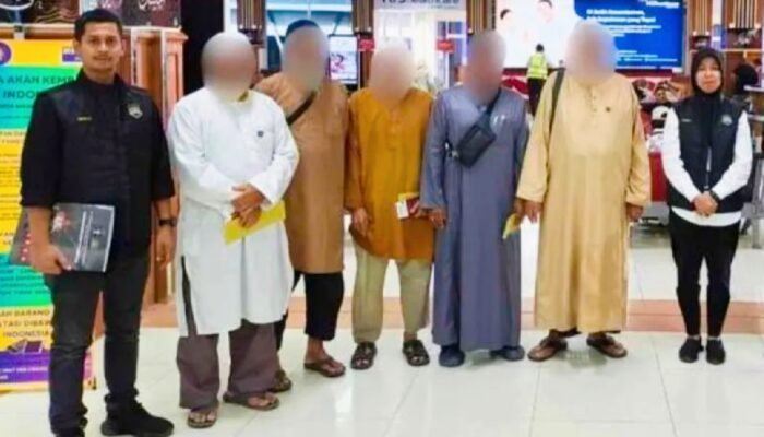 Langgar Izin Tinggal, Lima Warga Negara Malaysia Dideportasi dari Banda Aceh