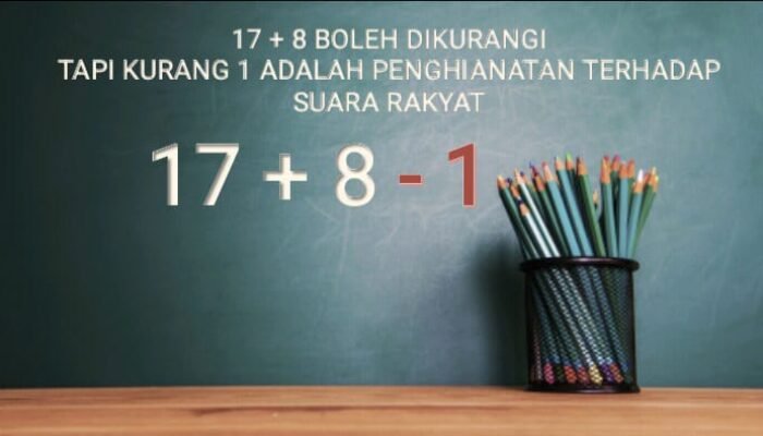 Jokowi, Satu Mata Rantai yang Hilang dalam Tuntutan 17+8