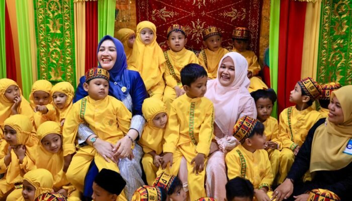 Marlina Usman Gelar Open House, Sambut Ratusan Anak PAUD di Pendopo Gubernur