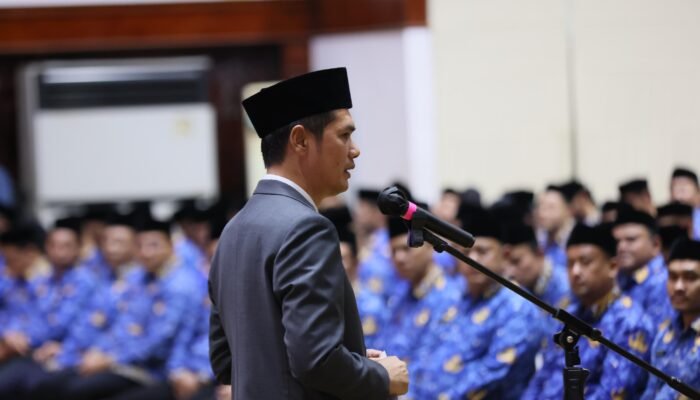 Sekda Aceh Lantik 290 Pejabat Baru, Diminta Fokus Atasi Kemiskinan dan Percepat Realisasi APBA