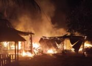 Rumah dan Kios di Aceh Timur Ludes Terbakar, Diduga Akibat Arus Pendek Listrik