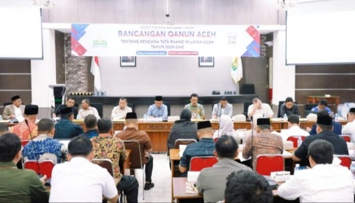 DPRA Gelar RDPU RTRW Aceh 2025–2045: Kompas Pembangunan ke Depan