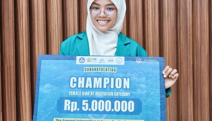Mahasiswi FK USK Fathiyyah Arafah Afsya Raih Juara Internasional di Ajang IQRA 2025