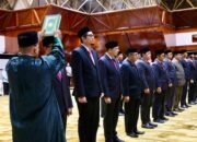 Mualem Lantik Sejumlah Pejabat Eselon II, Ingatkan Percepatan Serapan Anggaran dan Pelayanan Publik