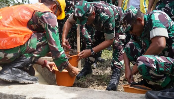TNI dan Pemerintah Bangun Jaringan Irigasi Tersier untuk 1.120 Hektare Sawah di Aceh